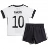 Tyskland Serge Gnabry #10 Hemmaställ Barn VM 2022 Korta ärmar (+ Korta byxor)